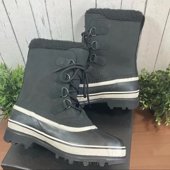 Sorel Men's Caribou Waterproof Snow Rain Winter Boots 8 - Picture 4 of 9